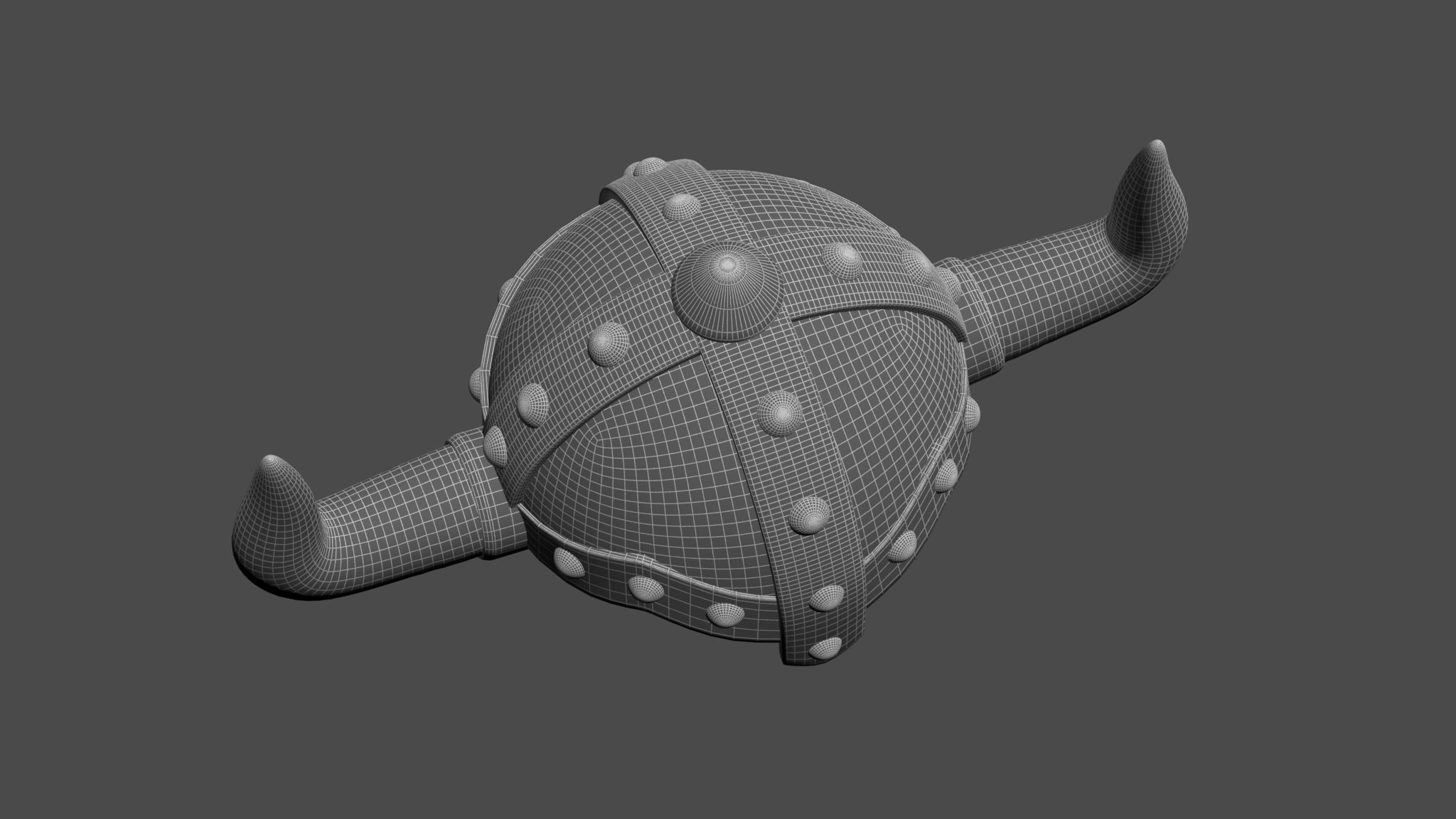 Viking Helmet Free 3D model_5