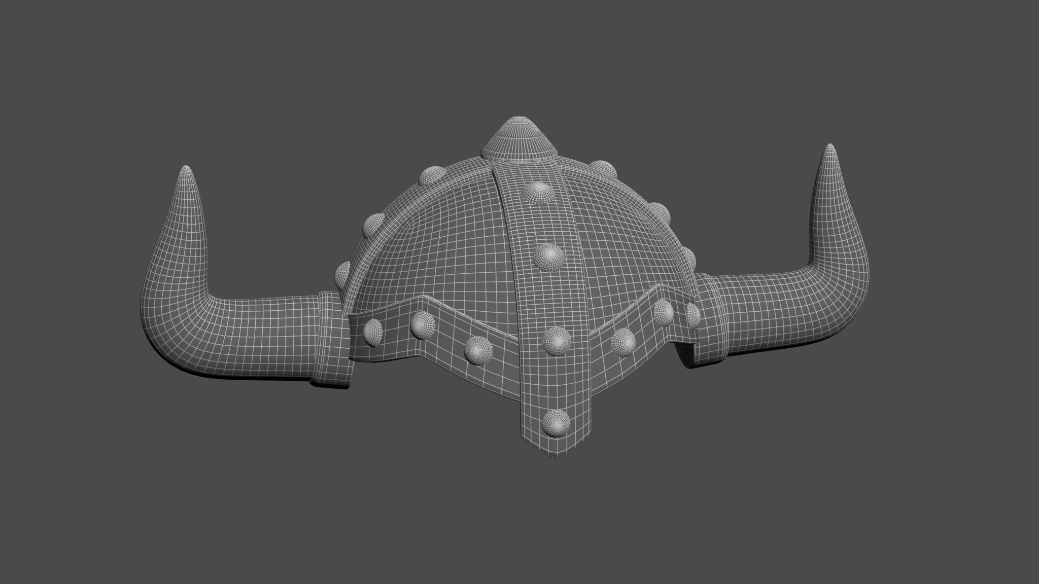 Viking Helmet Free 3D model_4