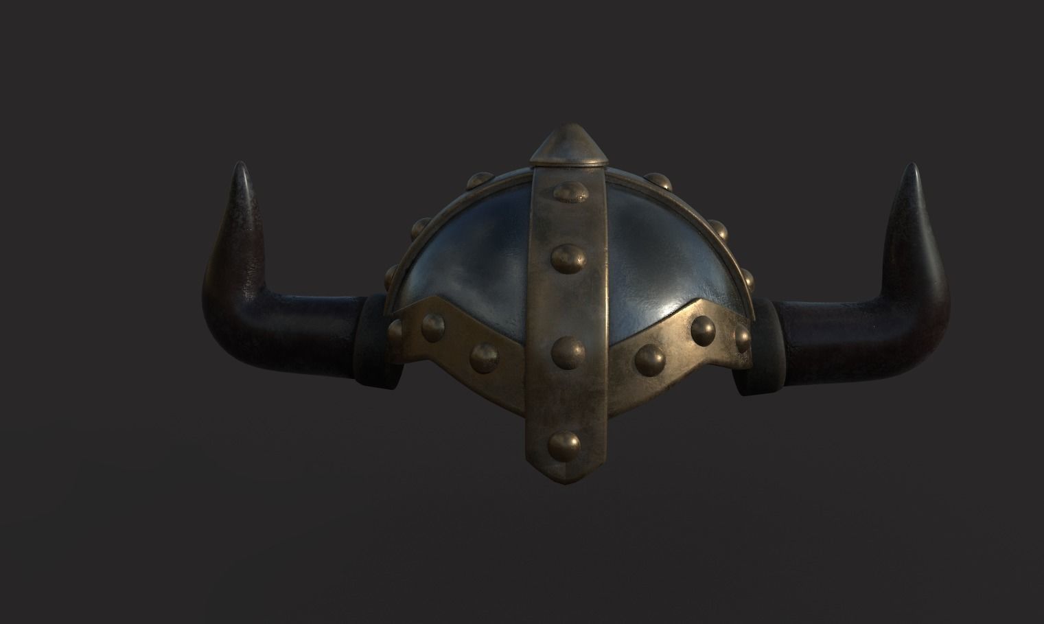 Viking Helmet Free 3D model_2