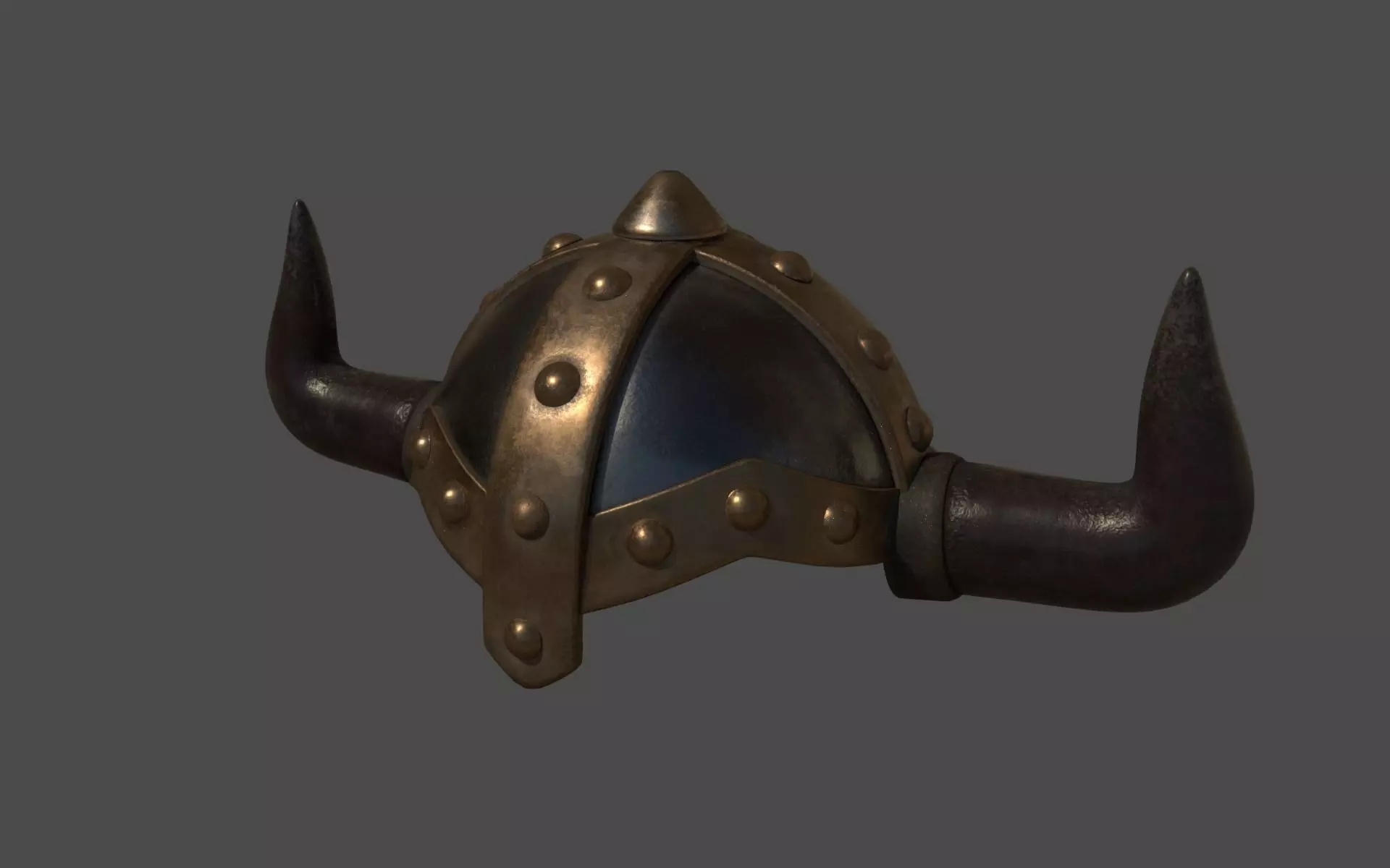 Viking Helmet Free 3D model_0