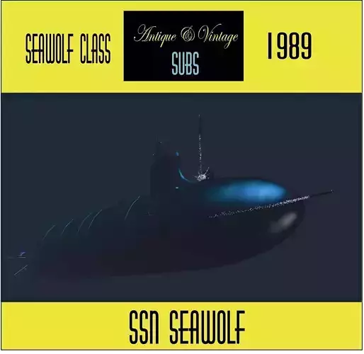 SSN SEAWOLF sub model