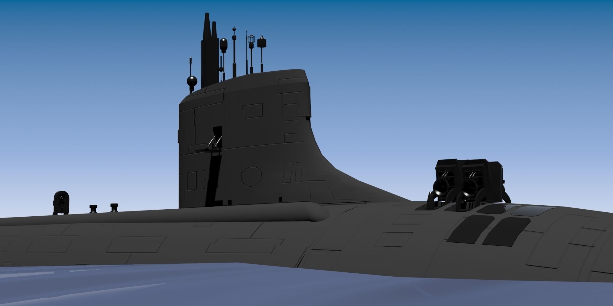 Virginia Class  sub model 3D model_4