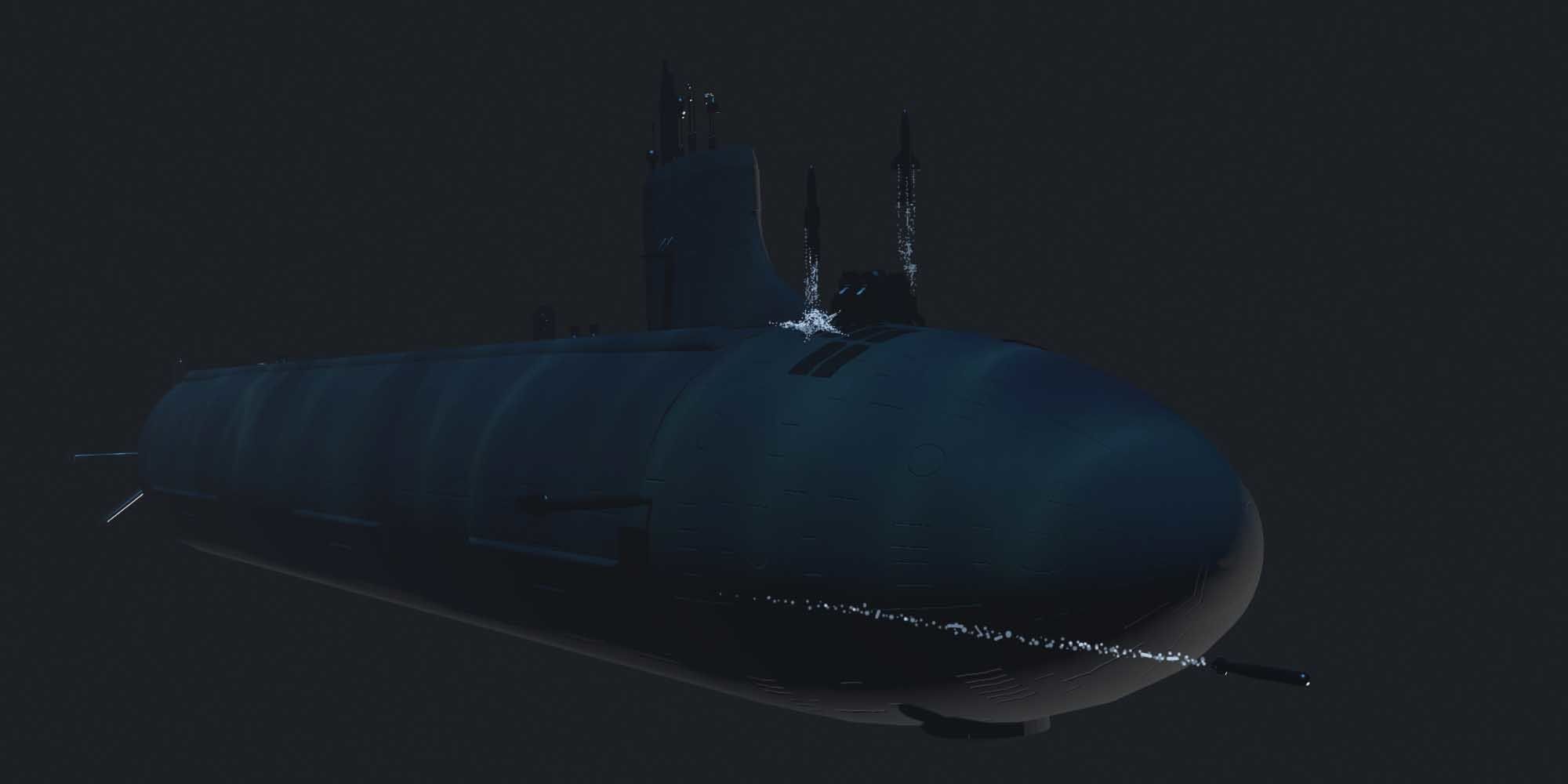 Virginia Class  sub model 3D model_9
