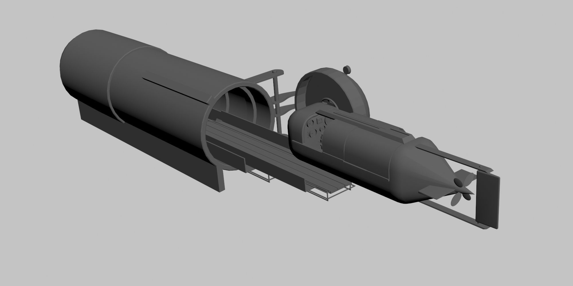 Virginia Class  sub model 3D model_30
