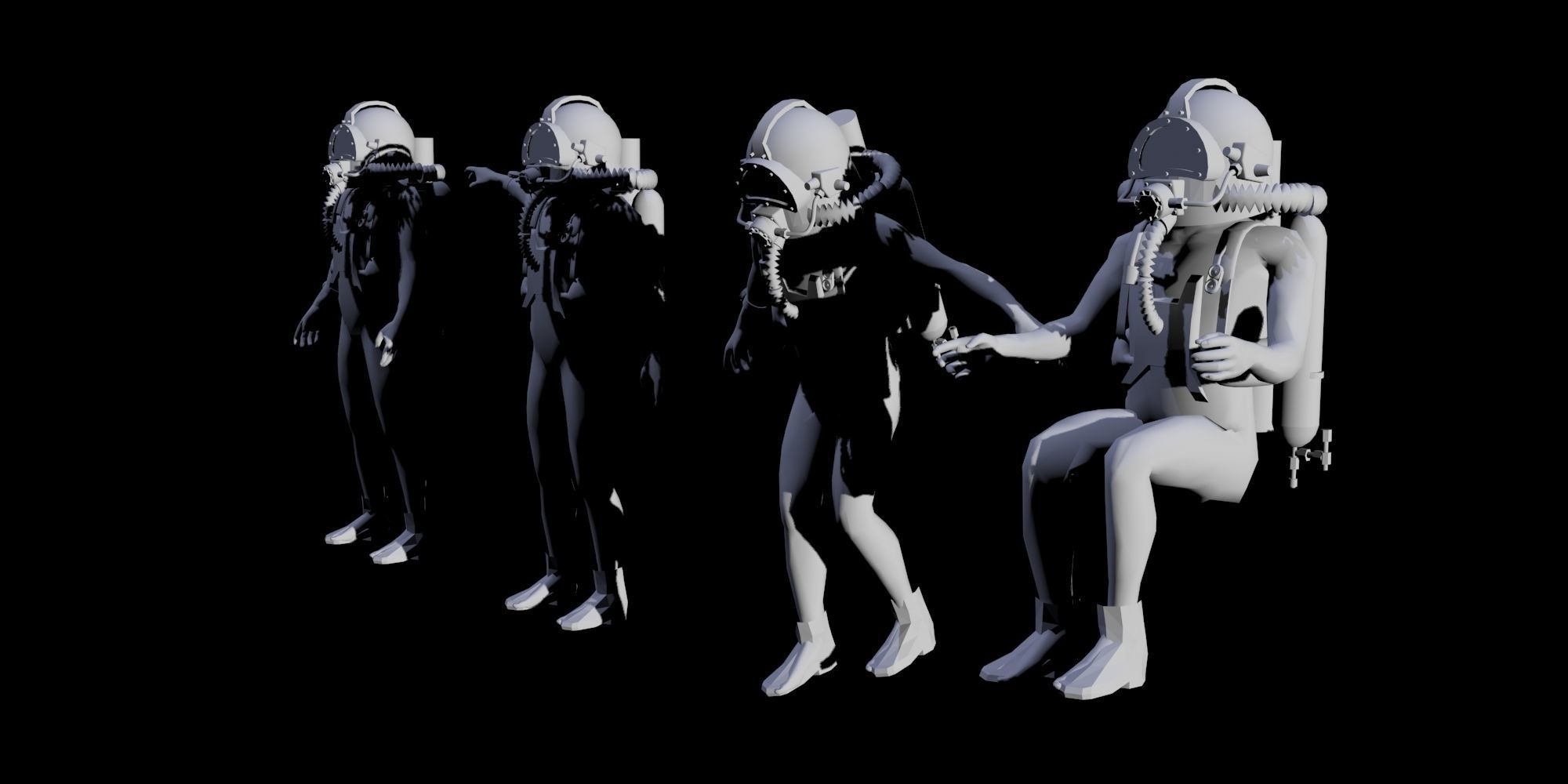 Virginia Class  sub model 3D model_33