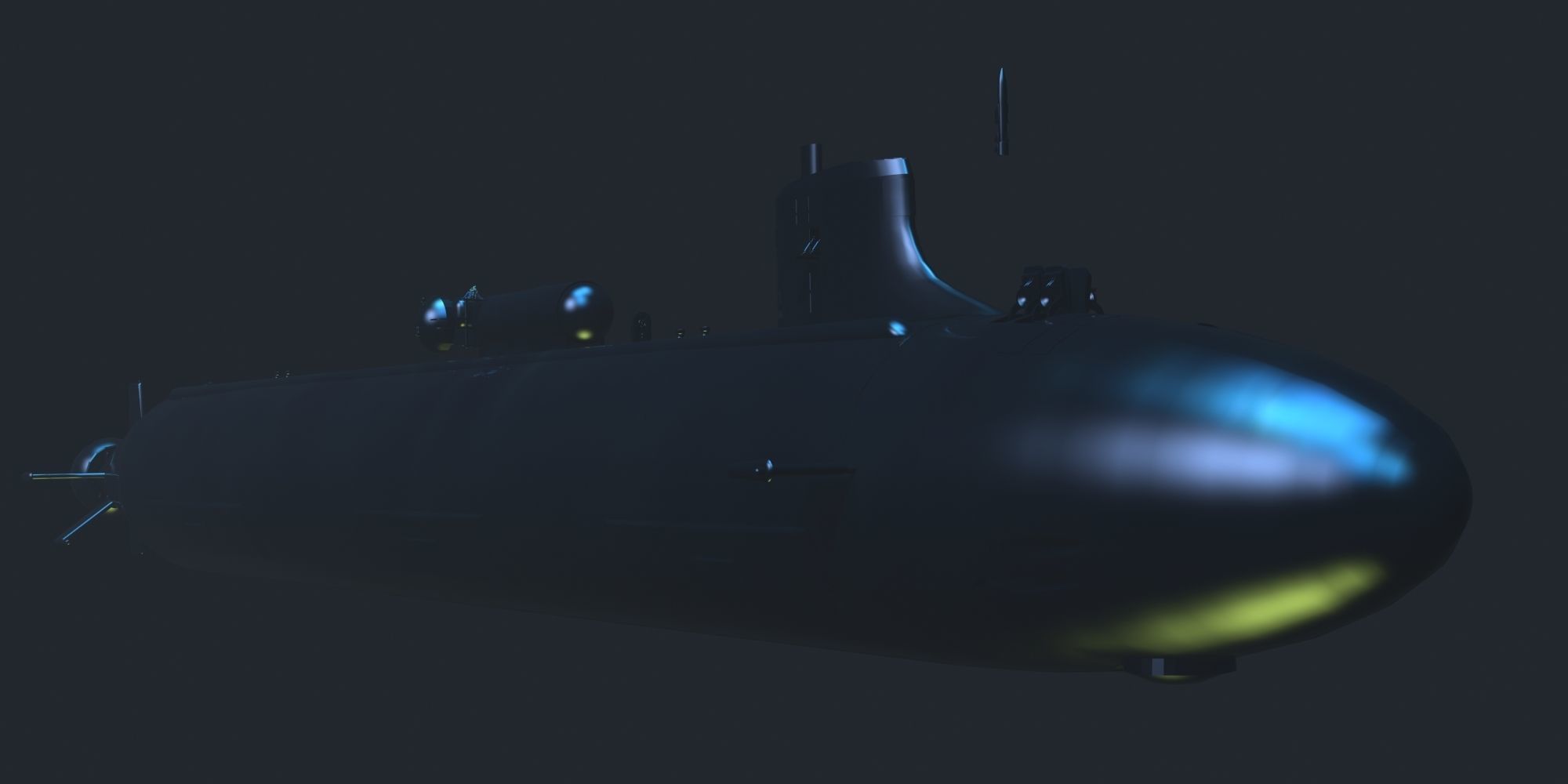 Virginia Class  sub model 3D model_15
