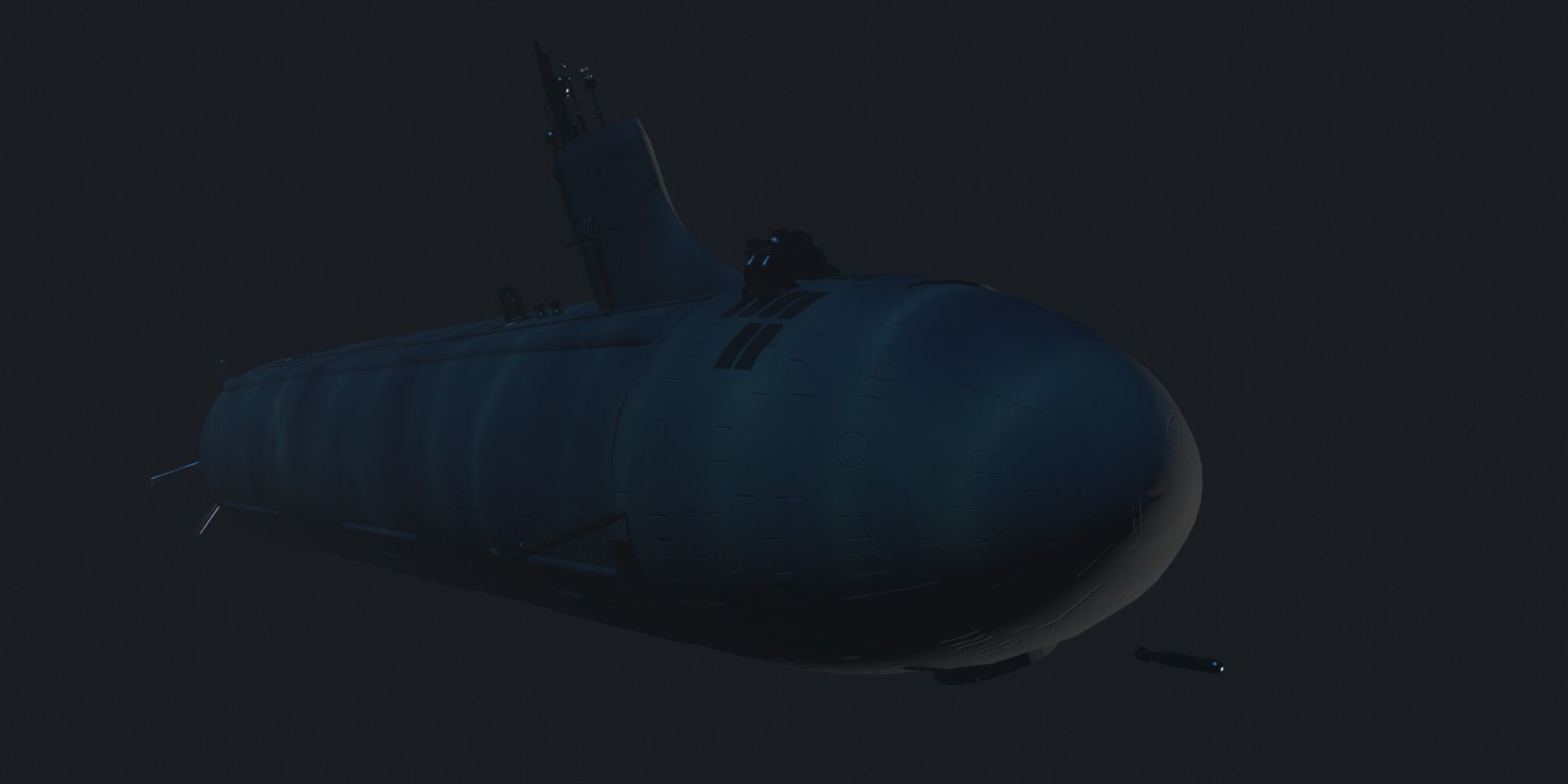 Virginia Class  sub model 3D model_11
