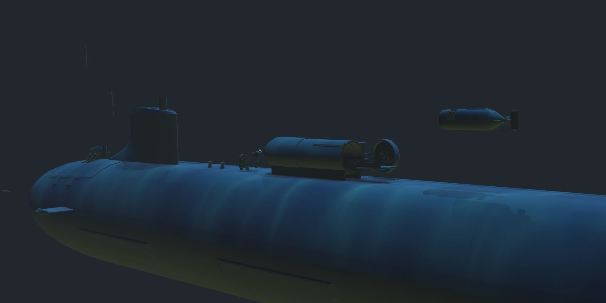 Virginia Class  sub model 3D model_25