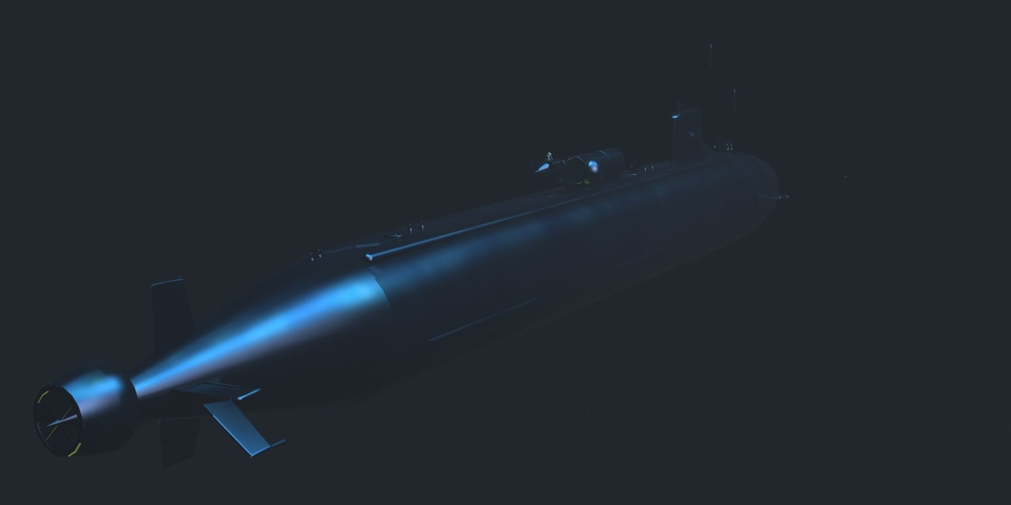 Virginia Class  sub model 3D model_16