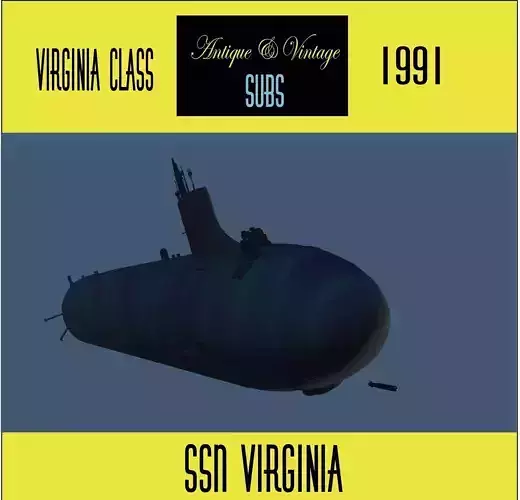 Virginia Class  sub model 3D model