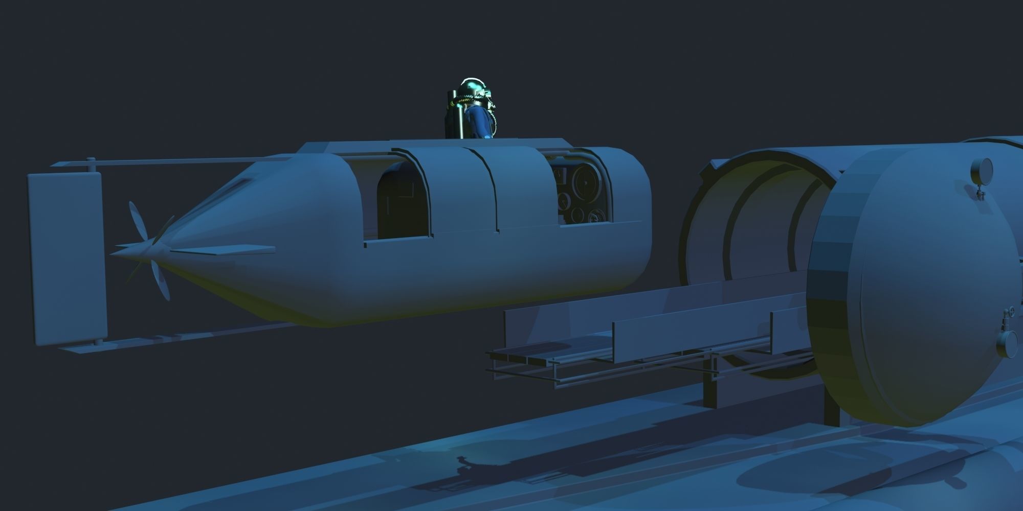 Virginia Class  sub model 3D model_27