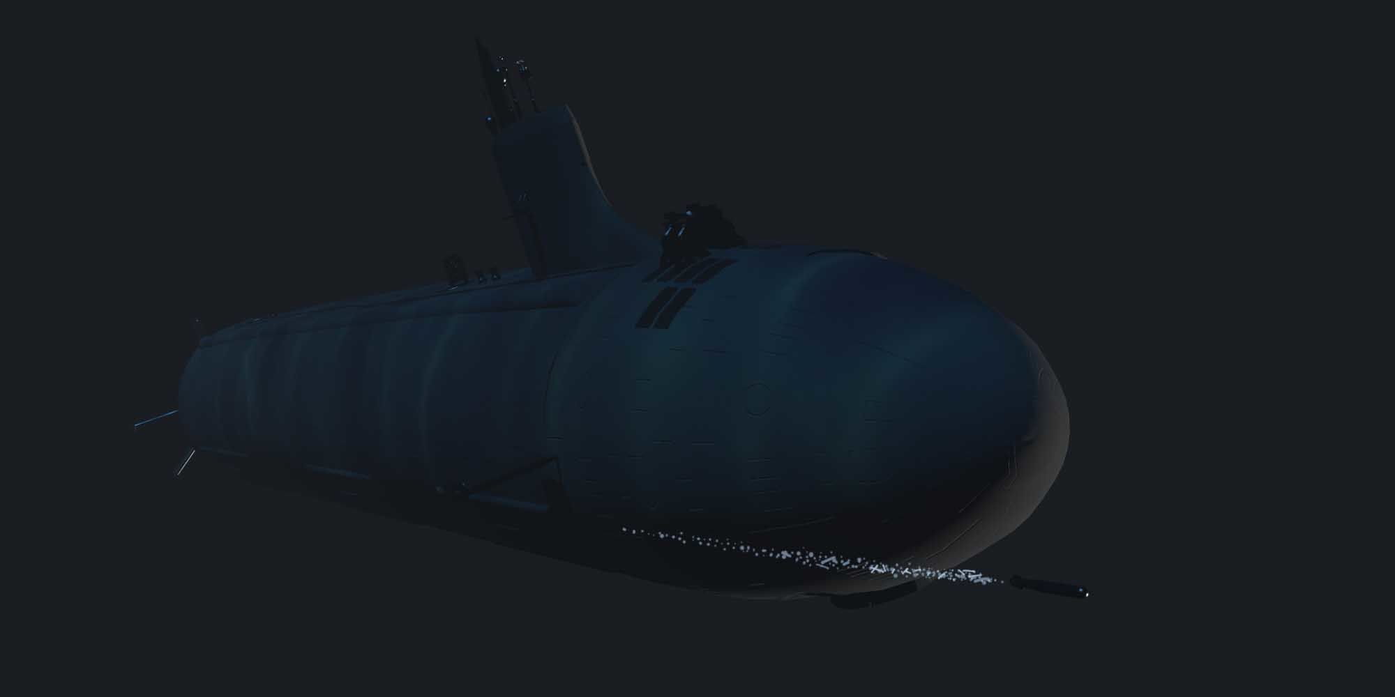 Virginia Class  sub model 3D model_5