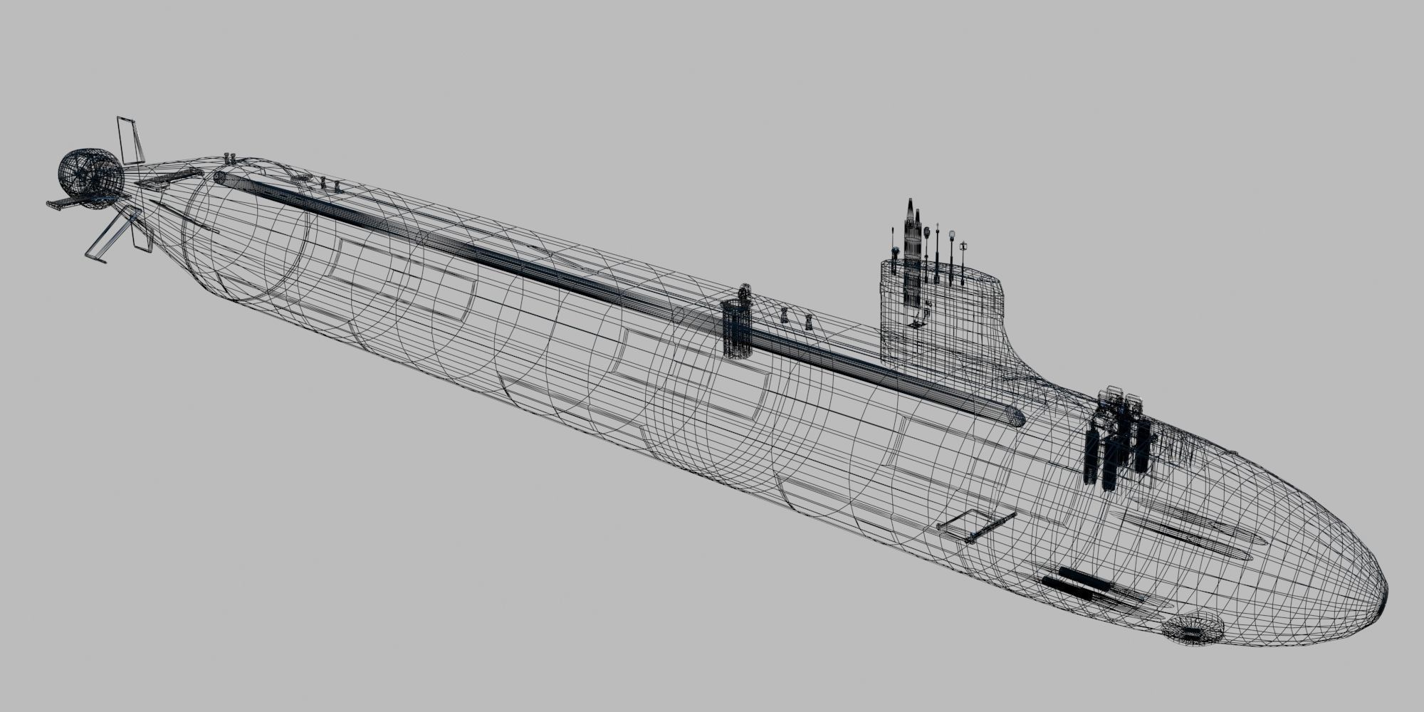 Virginia Class  sub model 3D model_28