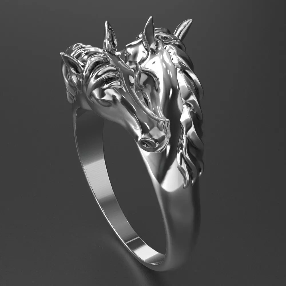 ring horse 3D print model_0