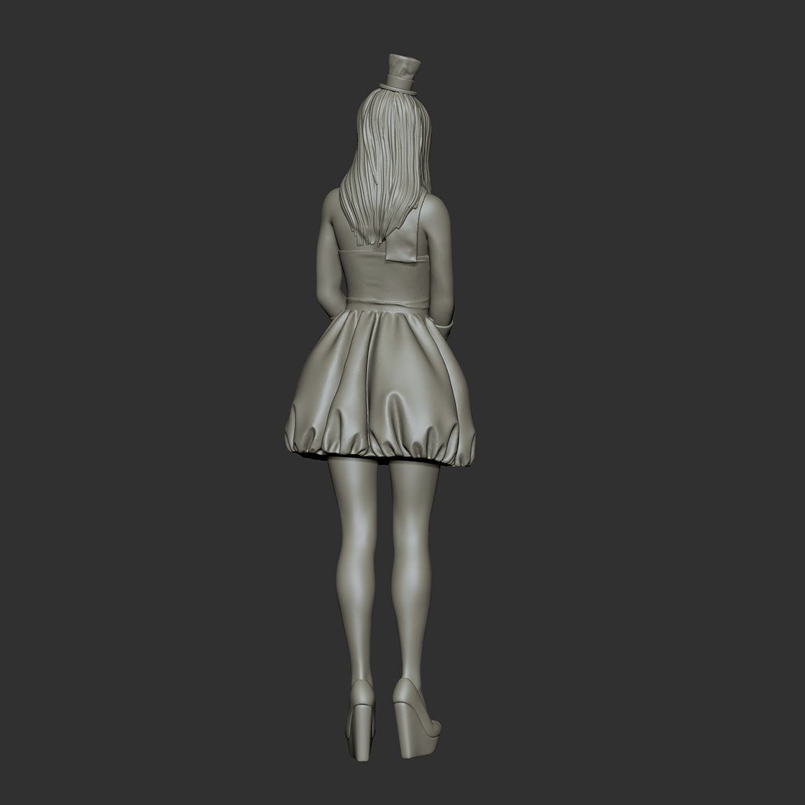 Snowman cute 3D print model_25