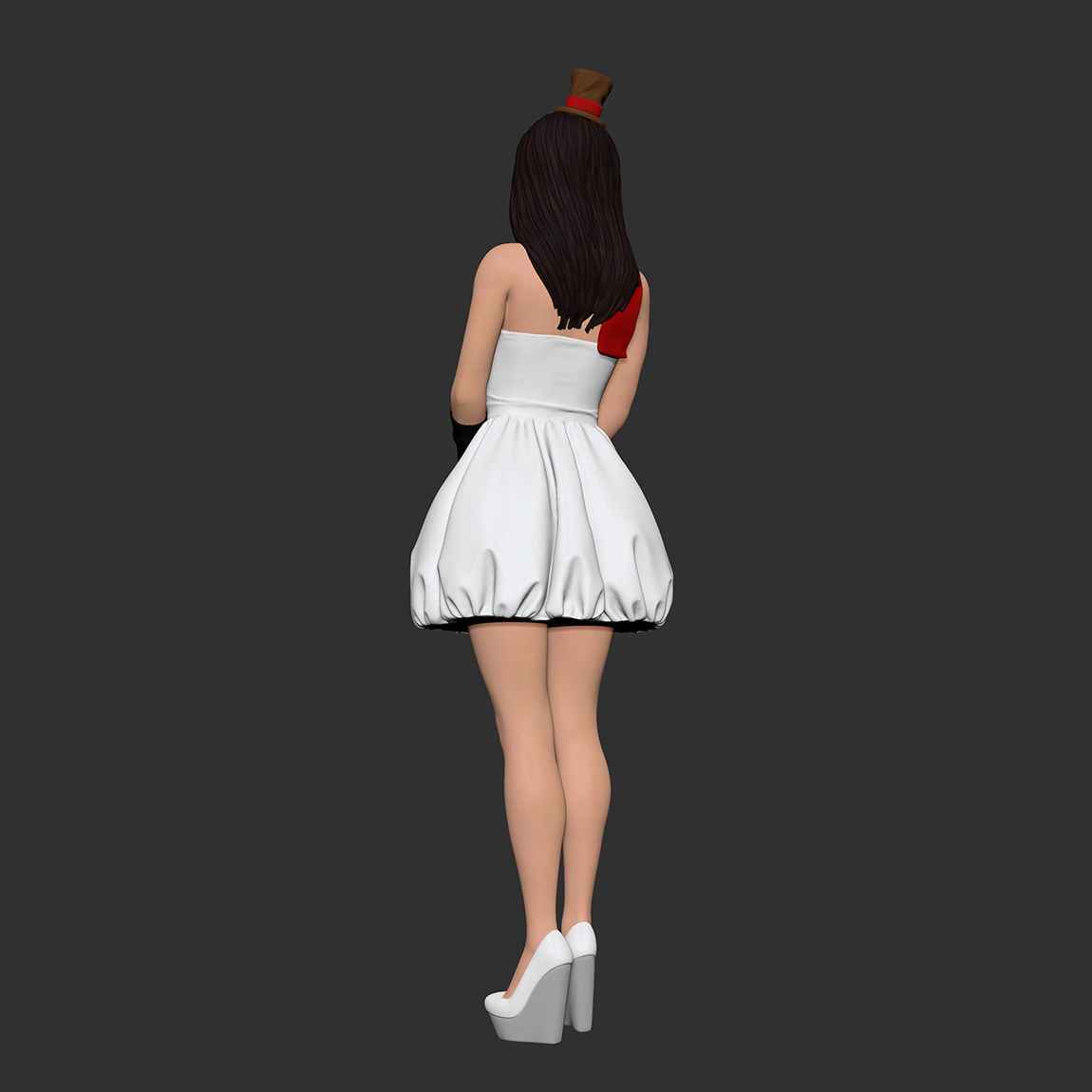 Snowman cute 3D print model_19