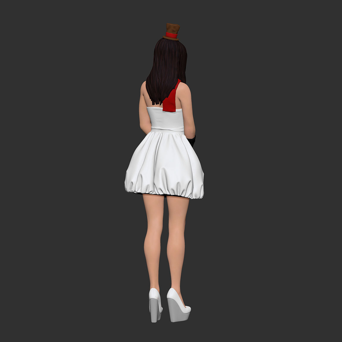 Snowman cute 3D print model_18