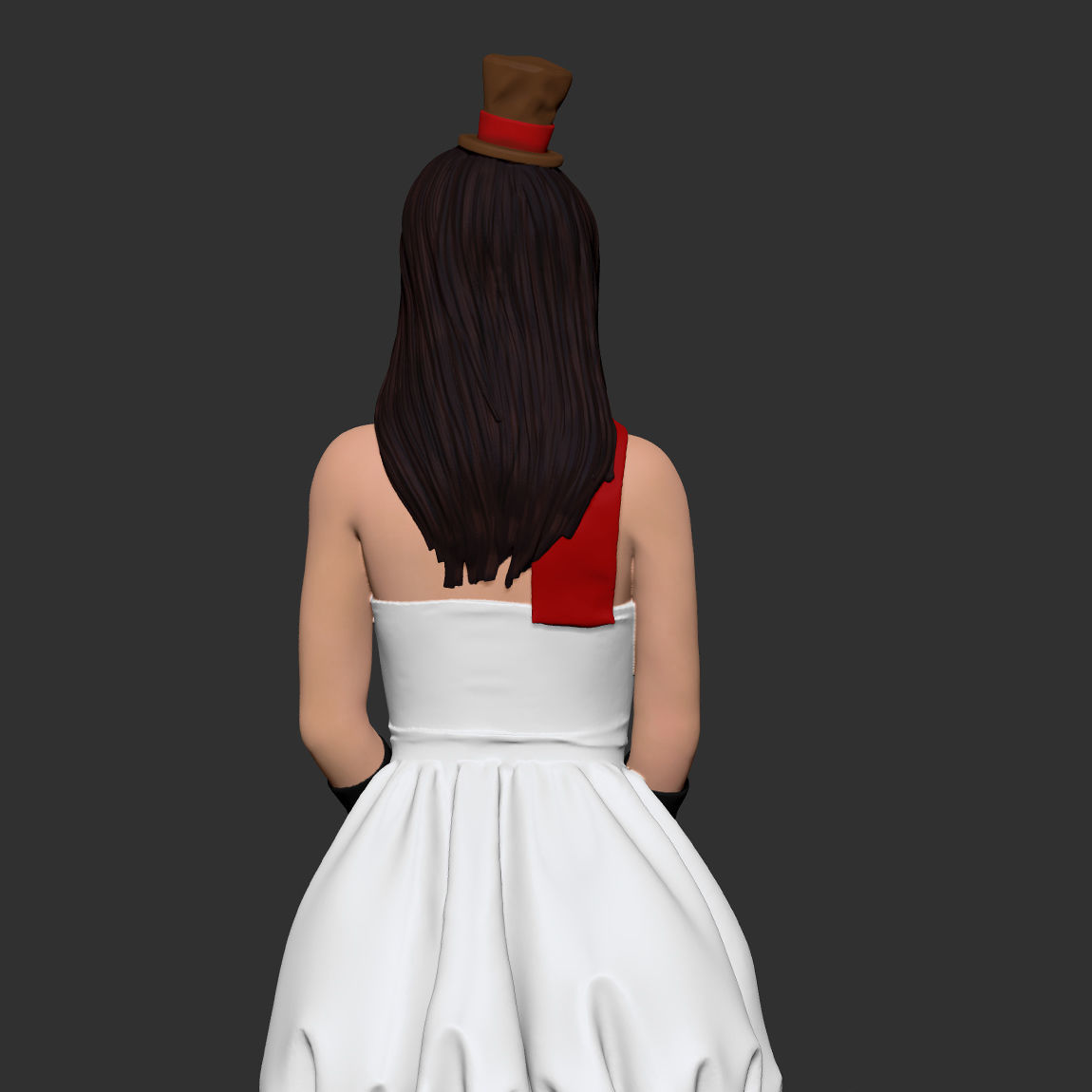 Snowman cute 3D print model_30