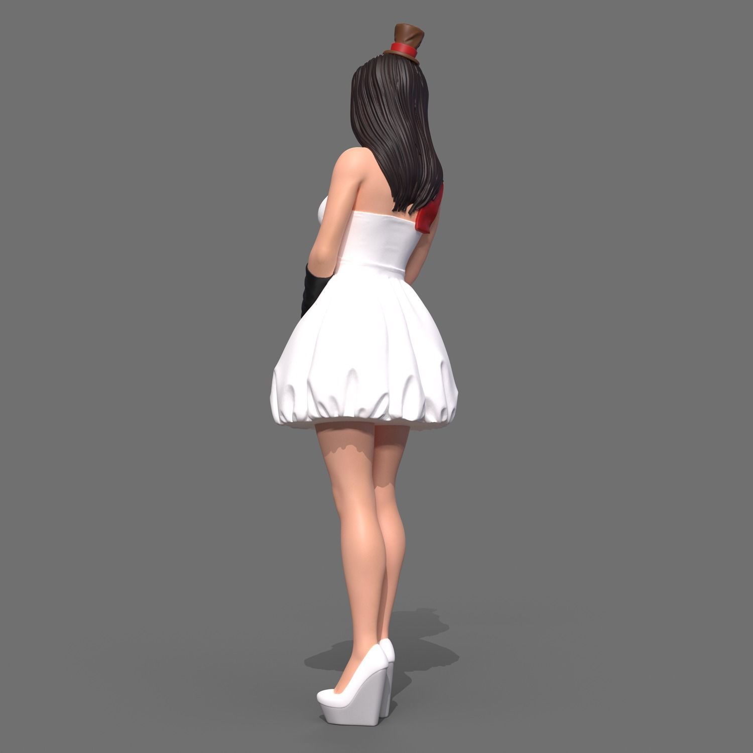 Snowman cute 3D print model_10