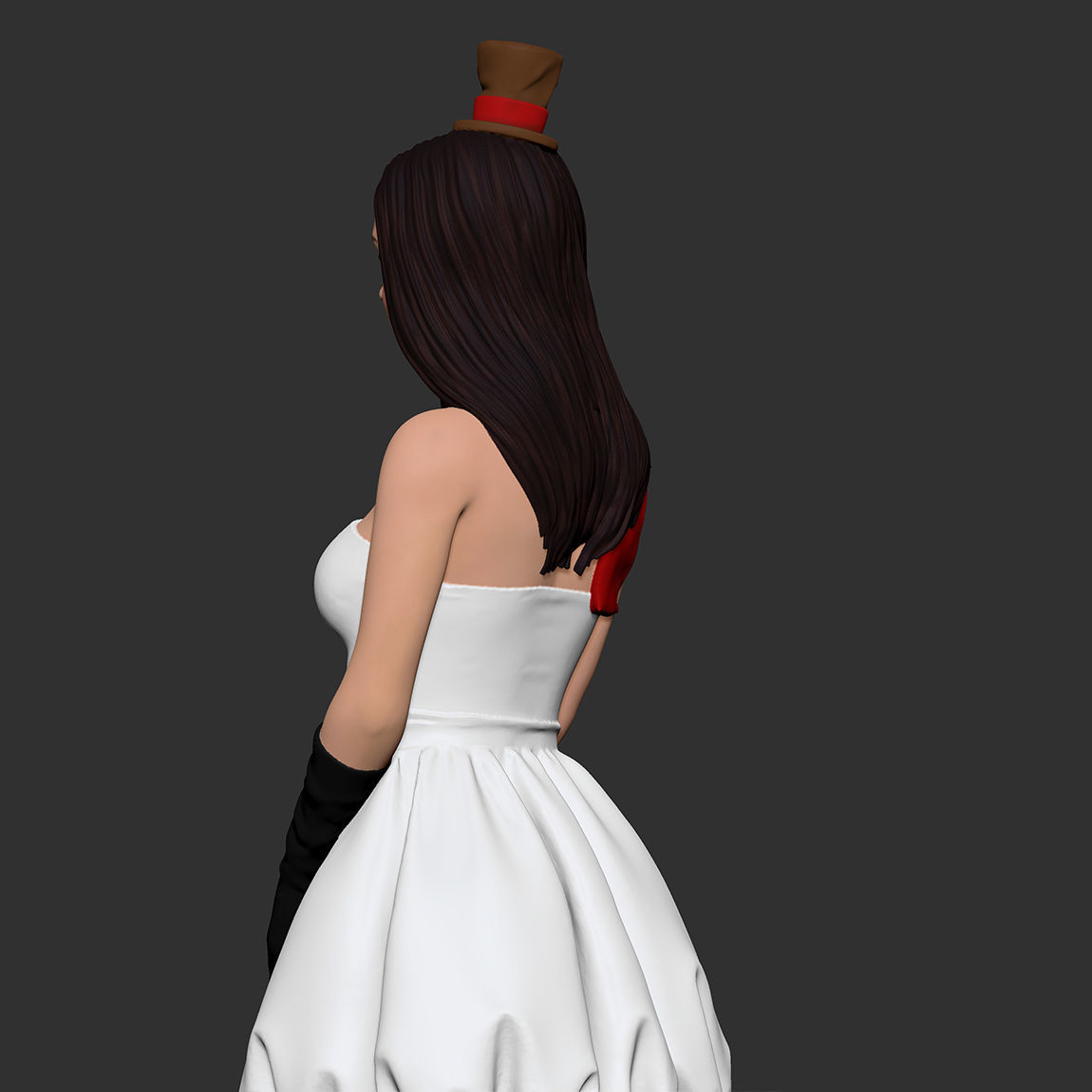 Snowman cute 3D print model_28