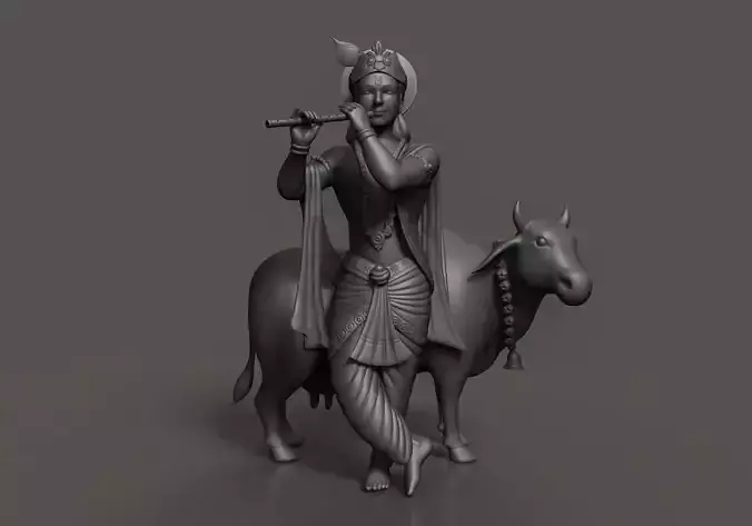 Lord krishna  3D print model