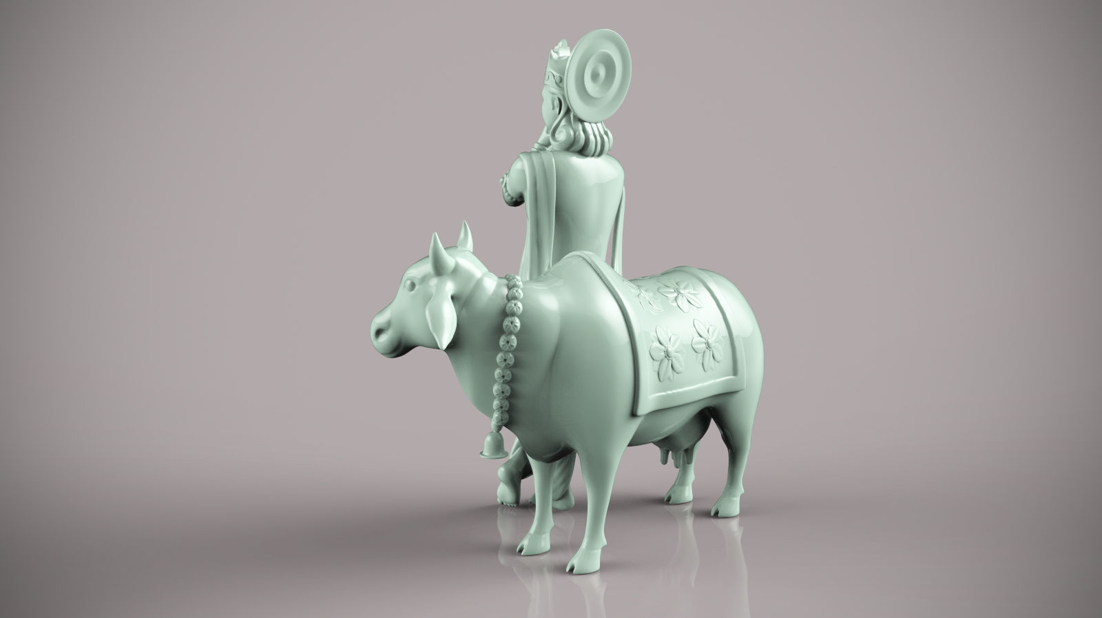 Lord krishna  3D print model_7