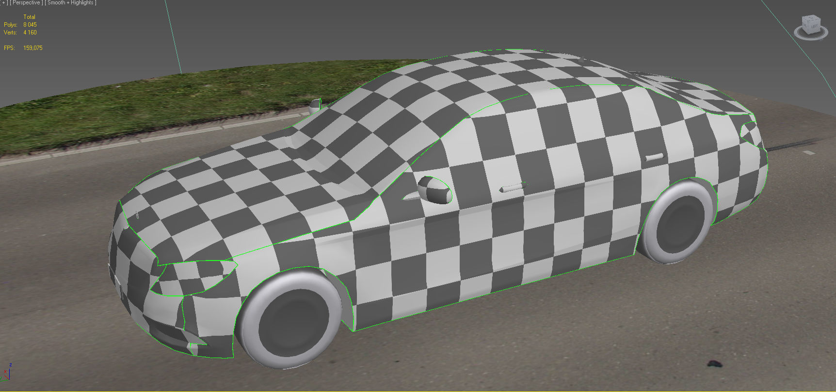 Mercedes Benz S-Guard Low-poly 3D model_16