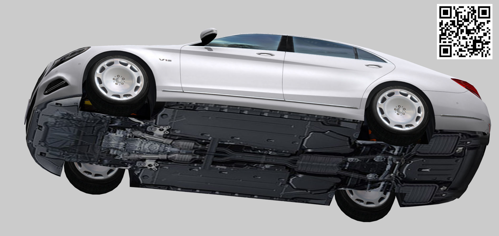 Mercedes Benz S-Guard Low-poly 3D model_18