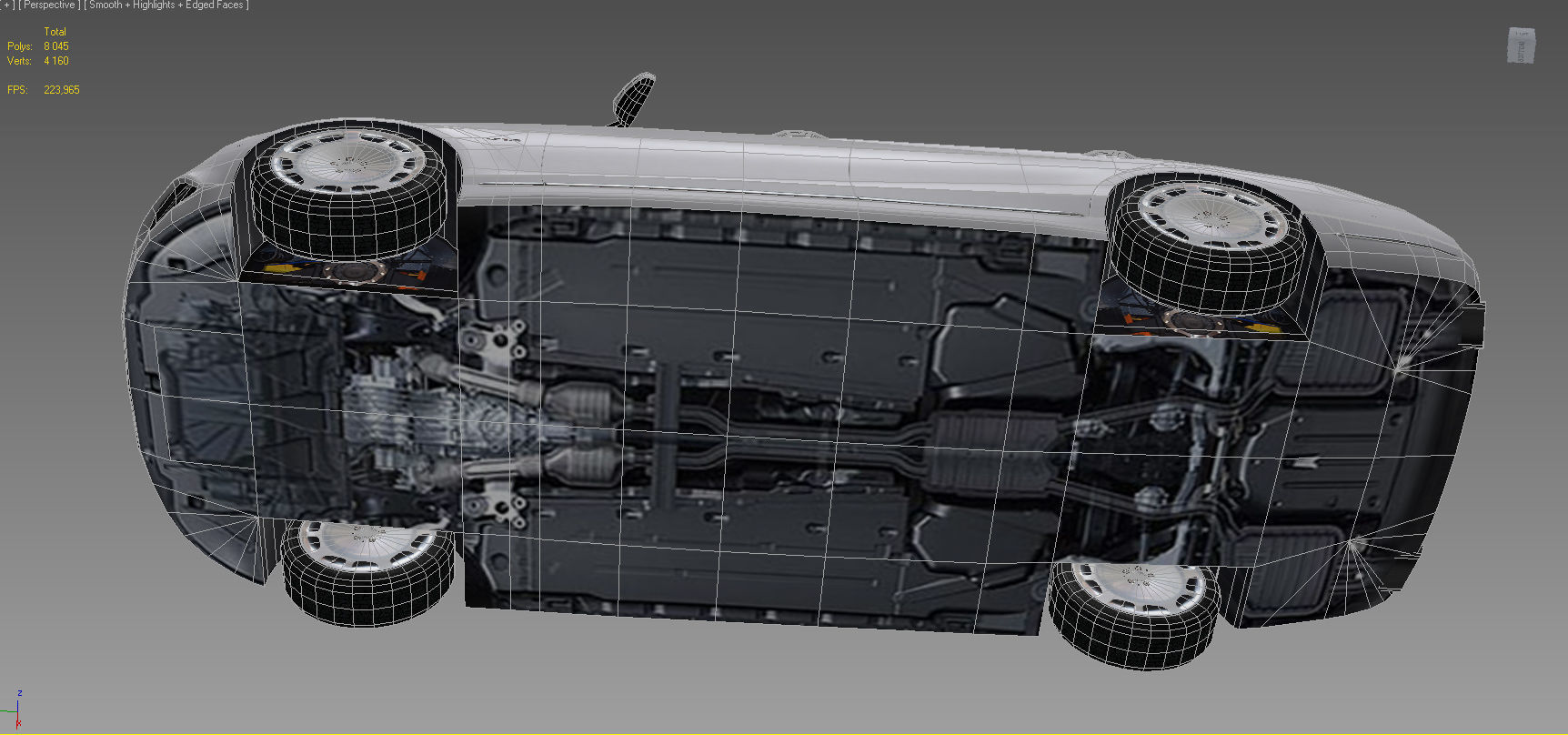 Mercedes Benz S-Guard Low-poly 3D model_17