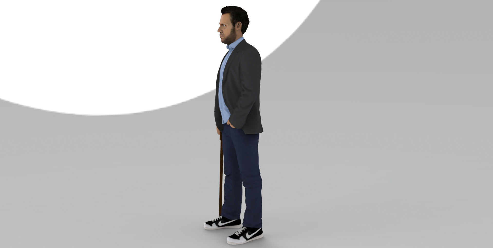 MD Gregory House ready for full color 3D printing 3D print model_10