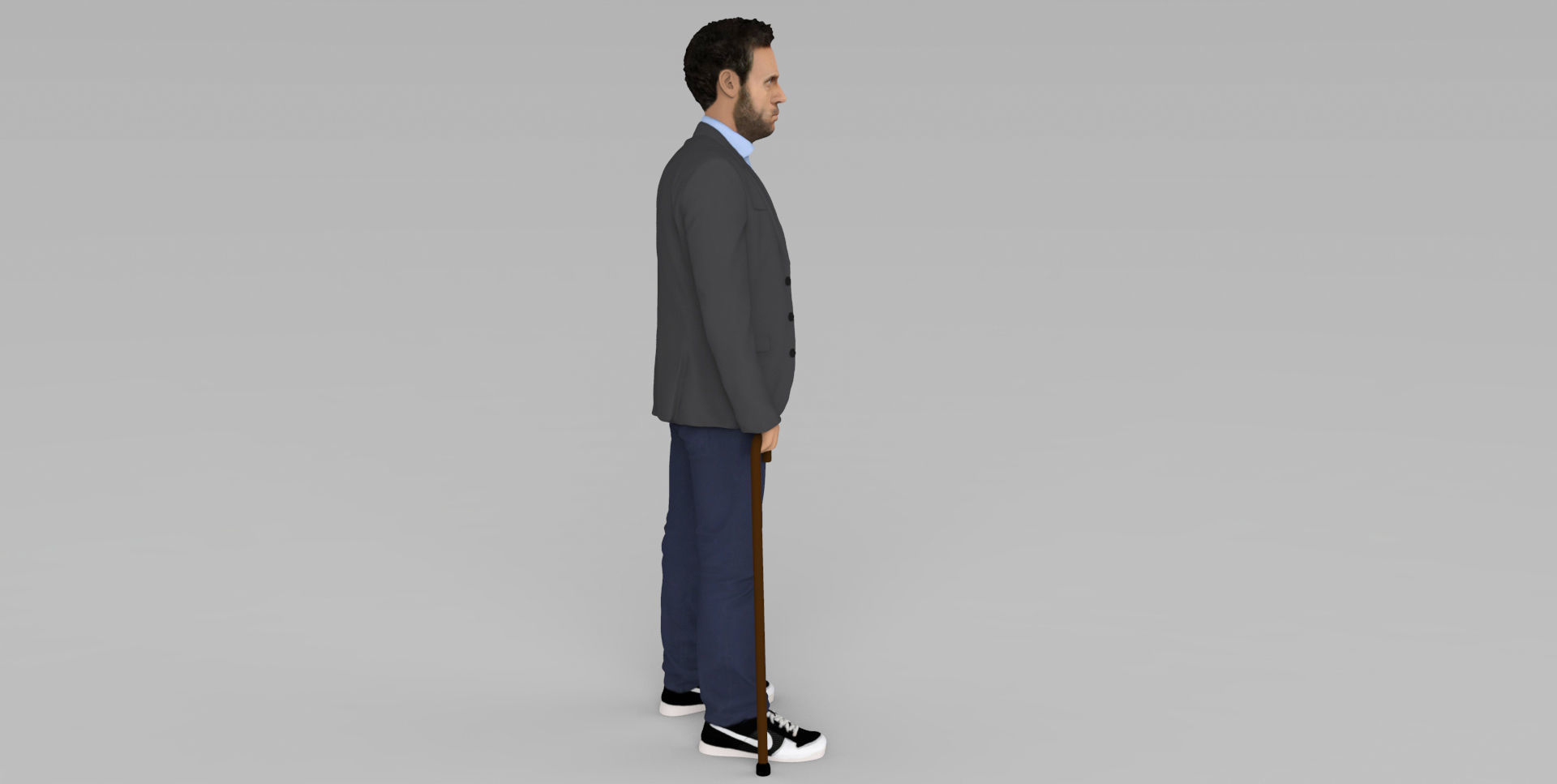 MD Gregory House ready for full color 3D printing 3D print model_14