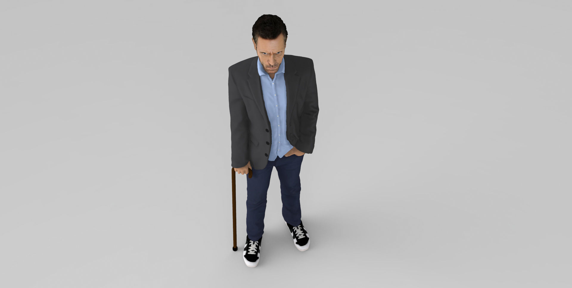 MD Gregory House ready for full color 3D printing 3D print model_20