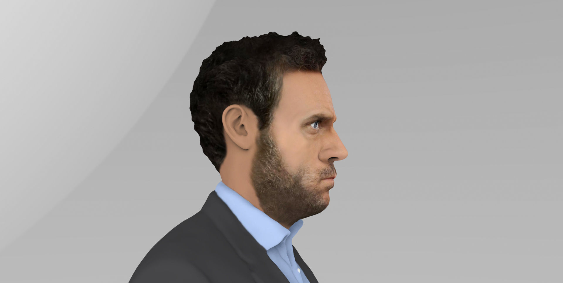 MD Gregory House ready for full color 3D printing 3D print model_16