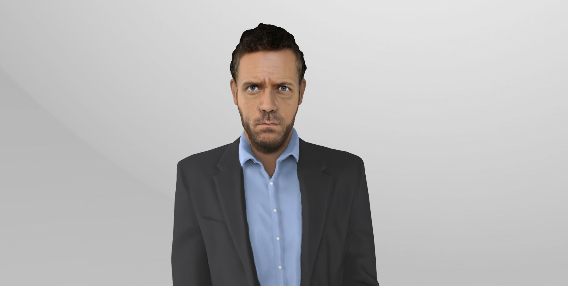 MD Gregory House ready for full color 3D printing 3D print model_17
