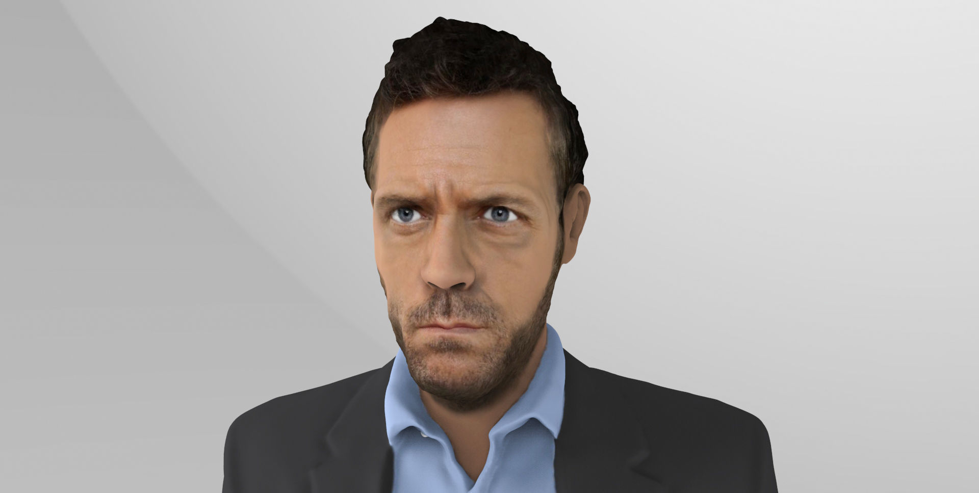 MD Gregory House ready for full color 3D printing 3D print model_4