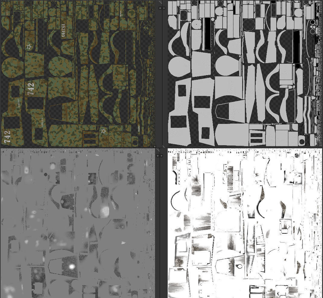 Armoured Car FAI-M Low-poly 3D model_7