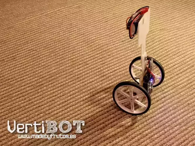 VertiBOT arduino based wheeled robot Free 3D print model