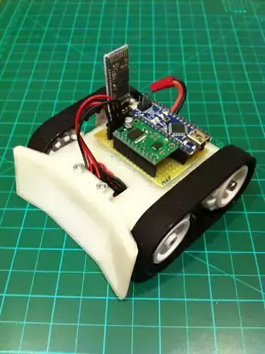 BoboBOT robot with microcontroller Free 3D print model