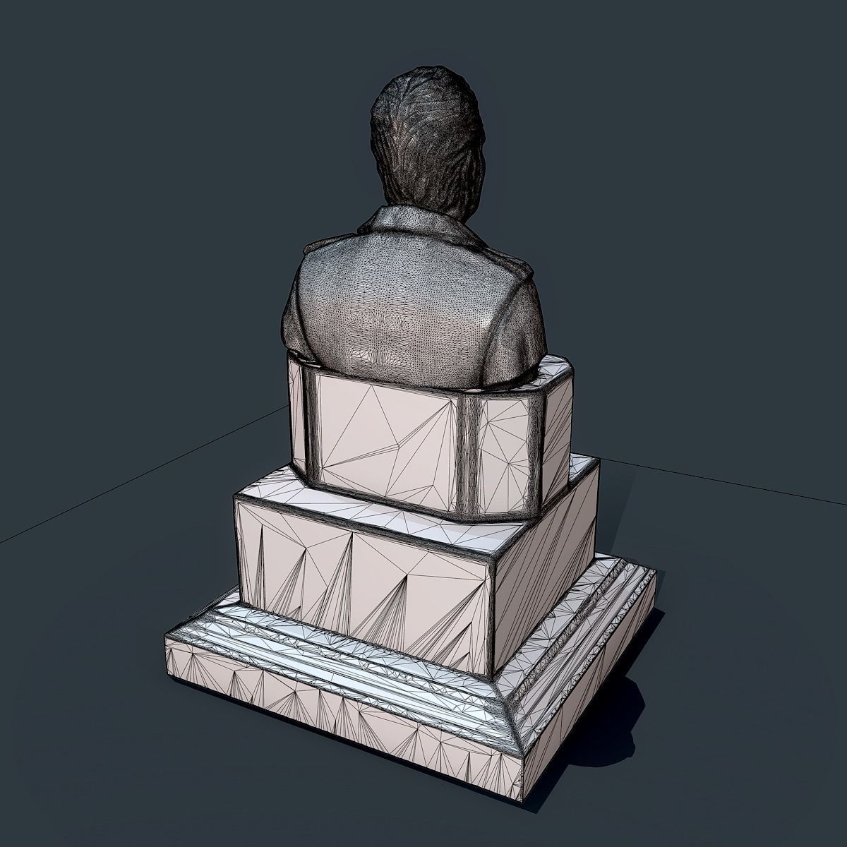 Sculpture of Brezhnev Leonid Ilyich 3D print model_8