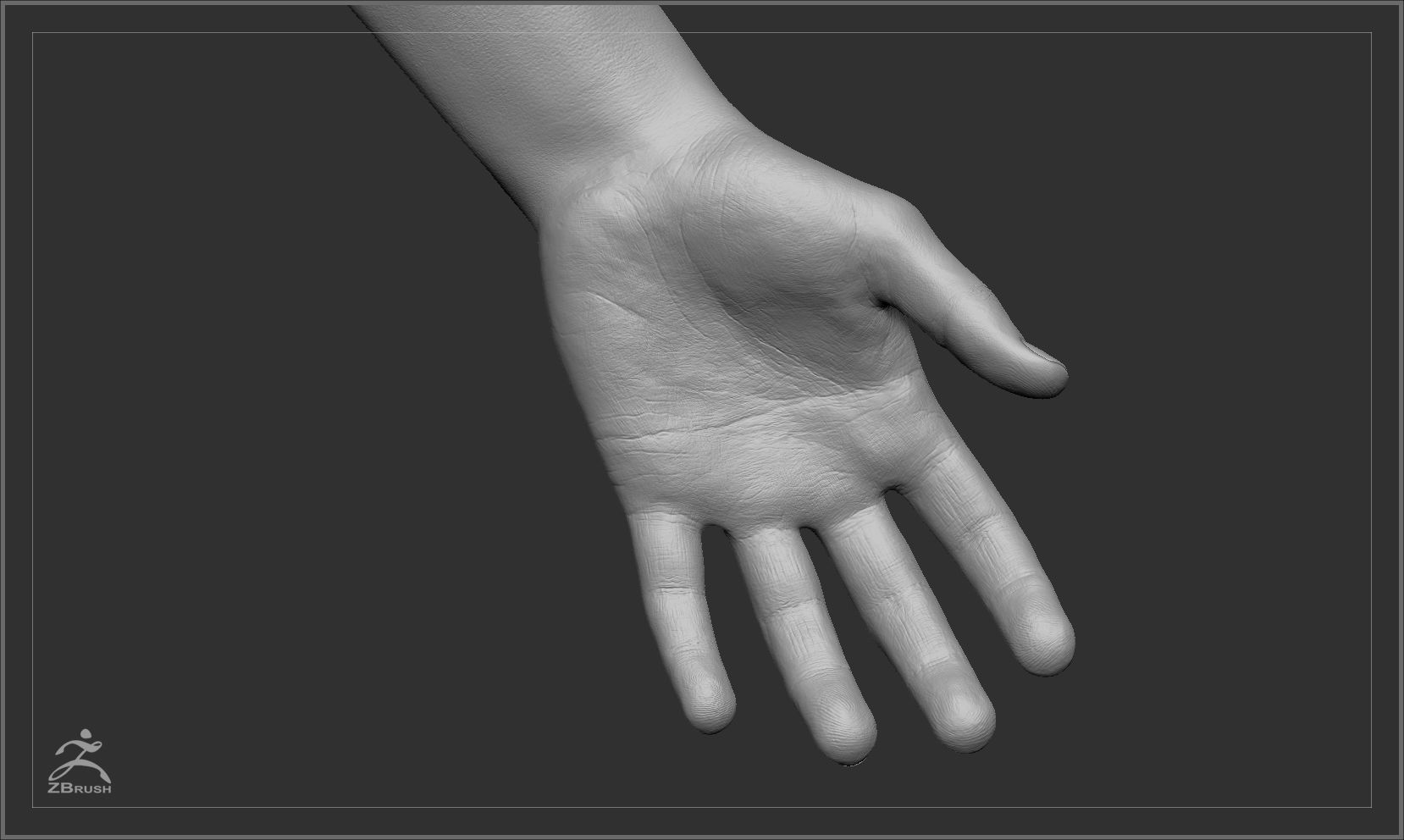 Average Male Body Basemesh 3D model_11