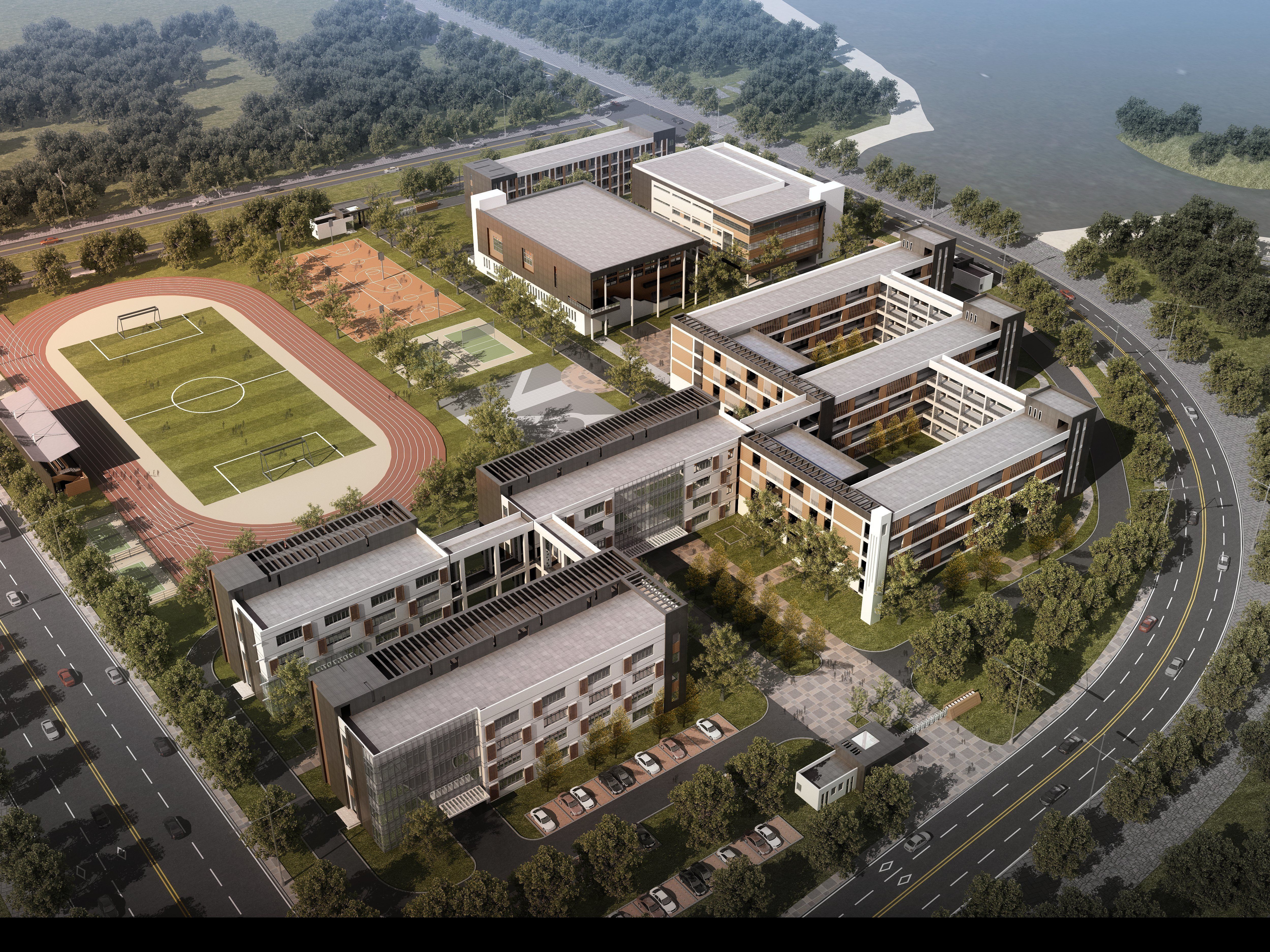 School buildings 001 3D model