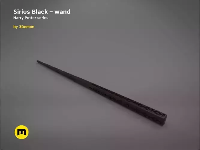Sirius Black wand - Harry Potter films 3D print model