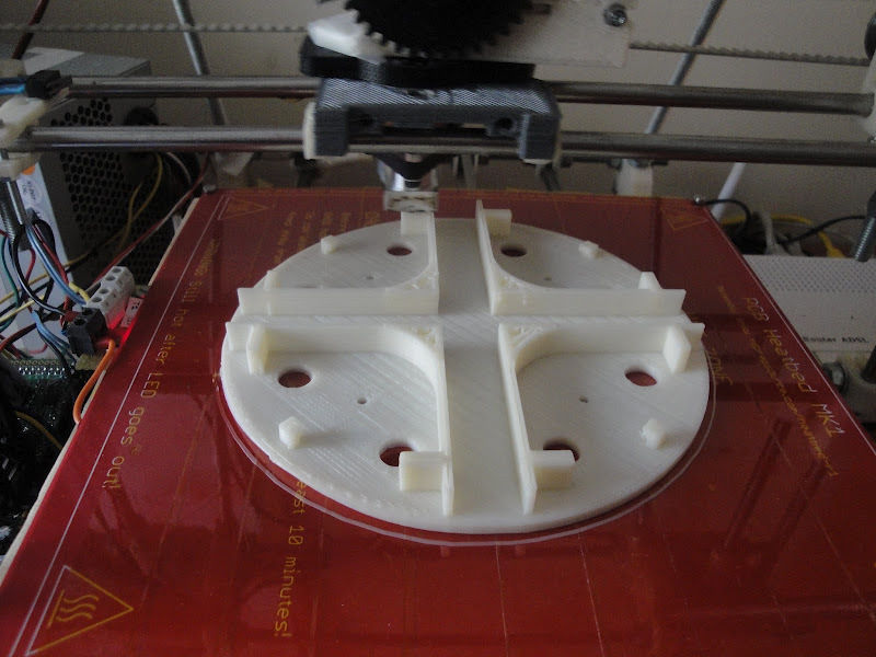 Qrotor MainPlate Free 3D print model_2