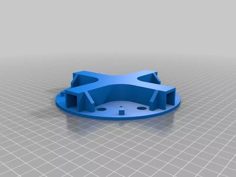 Qrotor MainPlate Free 3D print model_0