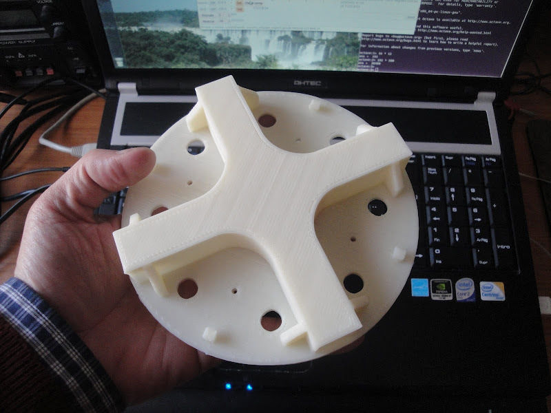 Qrotor MainPlate Free 3D print model_4