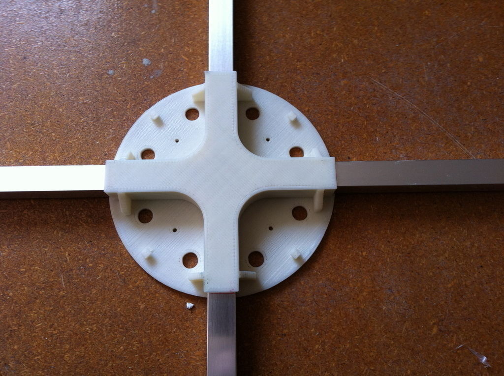 Qrotor MainPlate Free 3D print model_7