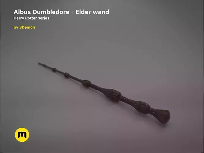 Albus Dumbledore Elder wand - Harry Potter films 3D print model