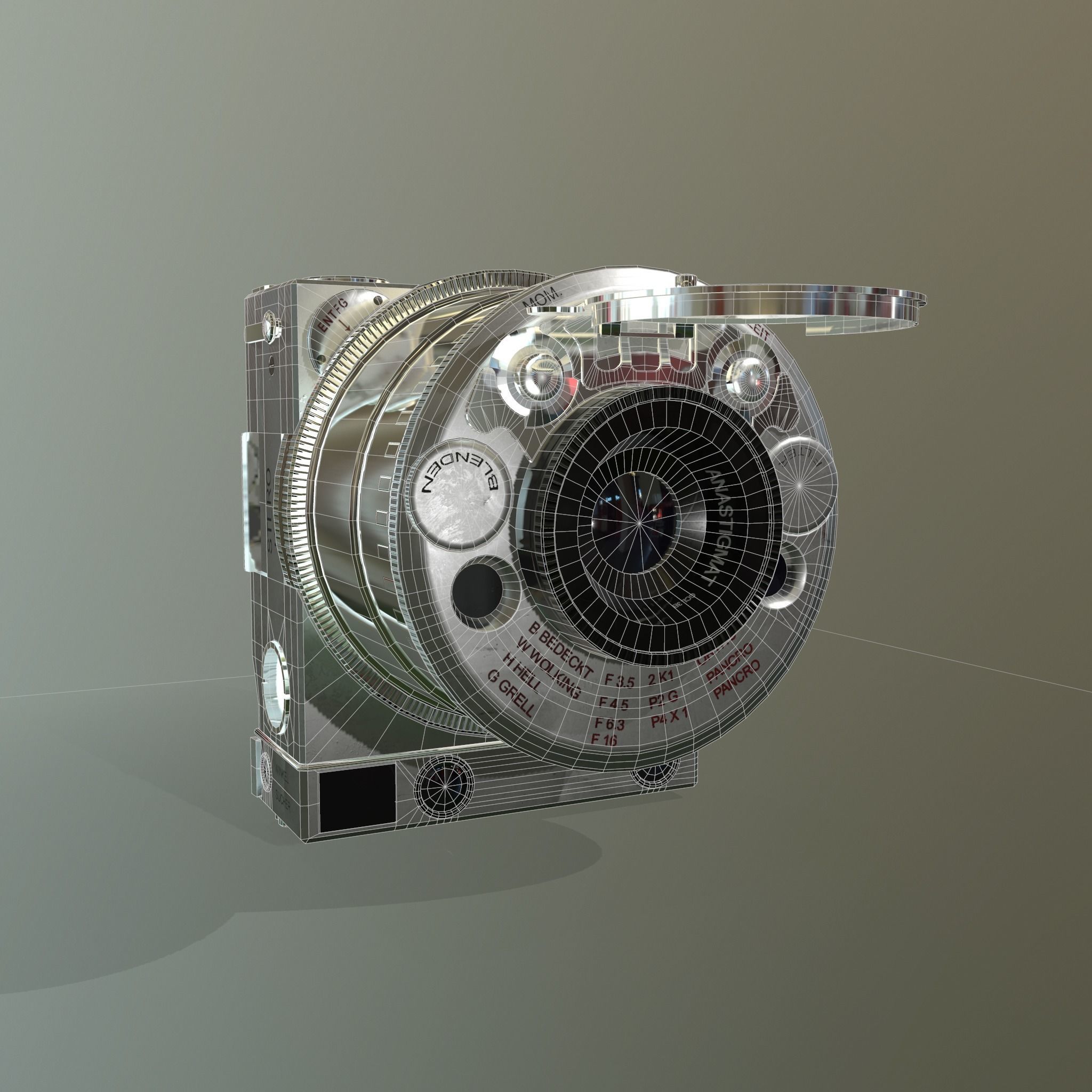 Compass Cameras 3D model_13