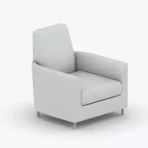 0984 - Armchair Low-poly 3D model