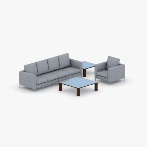 0989 - Sofa Low-poly 3D model